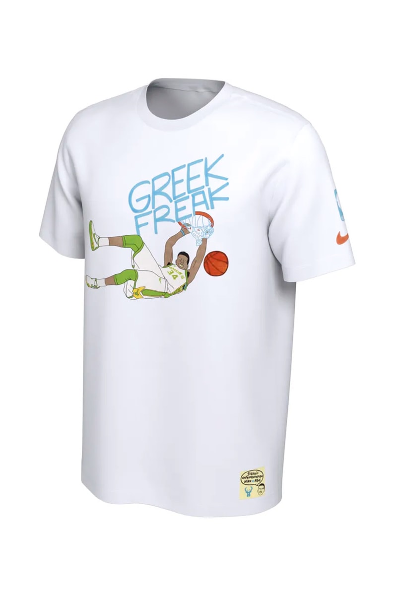 nike gangster doodles nba nickname t shirt graphic tee release 
