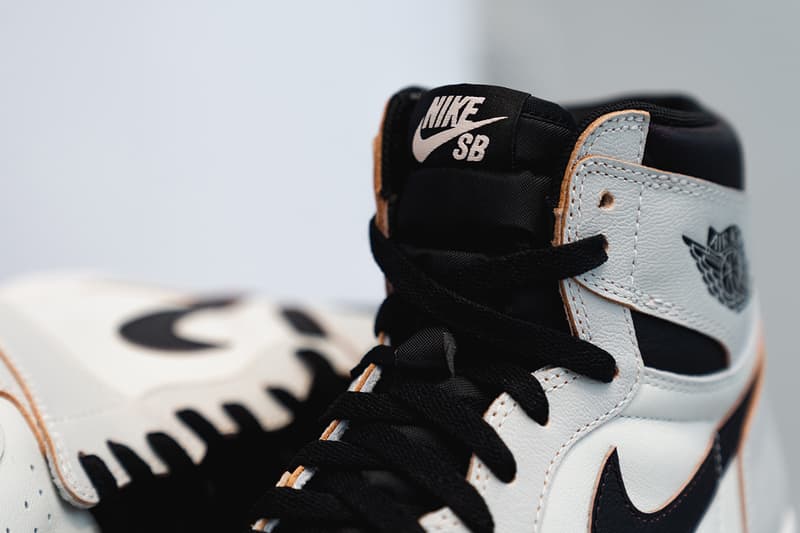 nike sb air jordan 1 retro high og closer look 2019 march footwear court purple black university gold light bone black crimson tint hyper pink