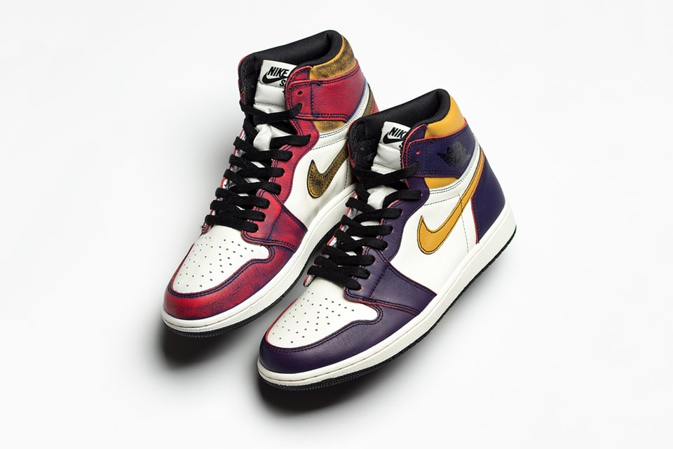 Nike Jordan 1 "Lakers" Fades "Chicago" | Hypebeast