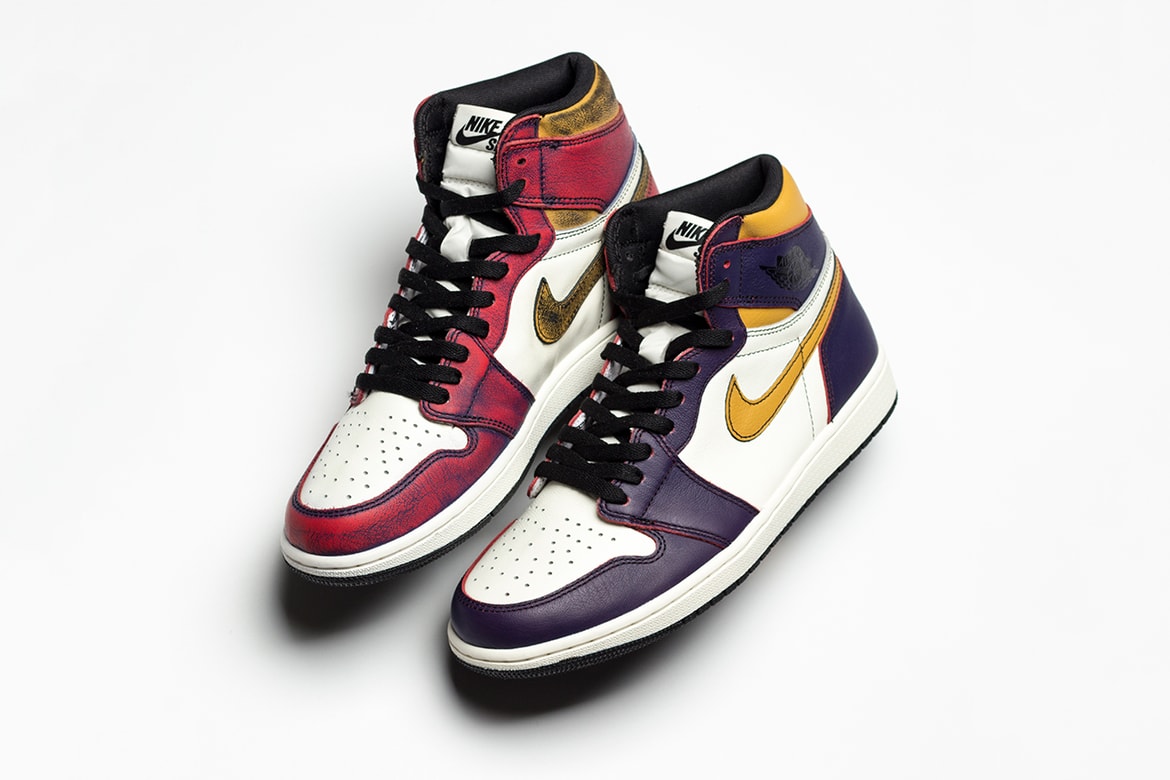 Nike Sb X Air Jordan 1 Lakers Fades To Chicago Hypebeast