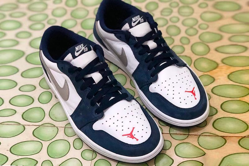 nike air jordan 1 low sb midnight navy