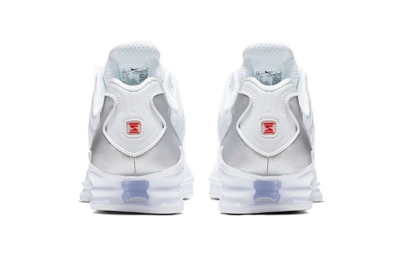 nike shox tl white metallic silver 2019 footwear nike sportswear