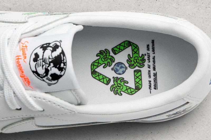 Nike Spring Summer Sustainability Collection Info Steve Harrington artwork global warming Earth green trees health polar ice caps climate change Earth Day Pack
