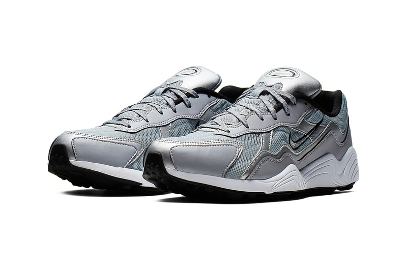 Nike Zoom Alpha Metallic Silver Colorway Release shoes sneakers fashion nike air 