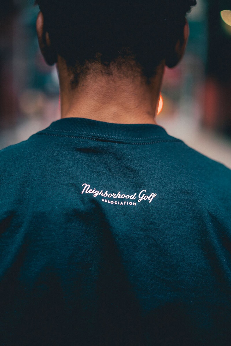 NOAH NY for Tiger Hood Limited Edition T-Shirts screening new york nico nicolas heller print graphic drop release date info march 12 2 2019 neighborhood golf association documentary film