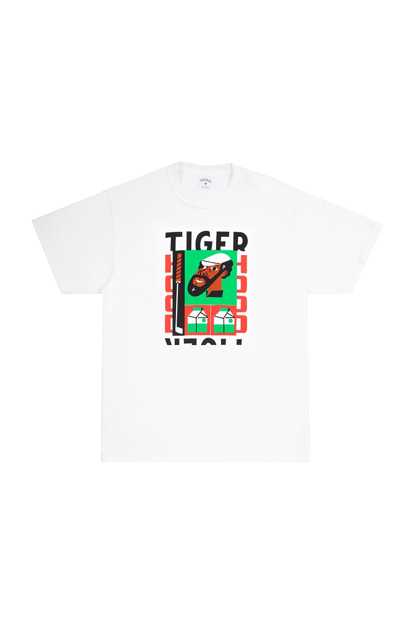 NOAH NY for Tiger Hood Limited Edition T-Shirts screening new york nico nicolas heller print graphic drop release date info march 12 2 2019 neighborhood golf association documentary film