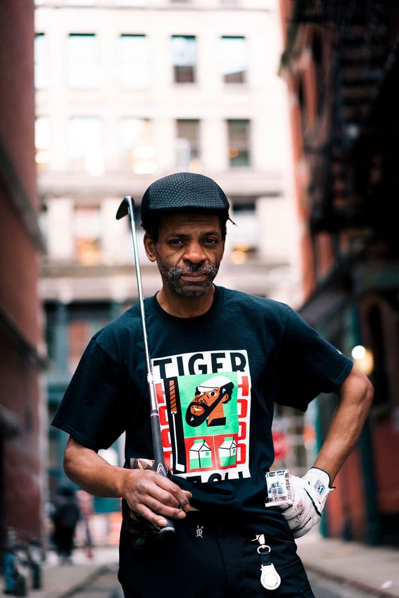 NOAH NY for Tiger Hood Limited Edition T-Shirts screening new york nico nicolas heller print graphic drop release date info march 12 2 2019 neighborhood golf association documentary film