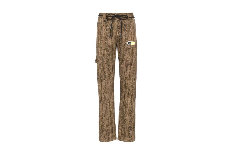 Off-White™ Camo Cotton Sweat Pants Release Info drop pricing virgil abloh trousers tree camo 