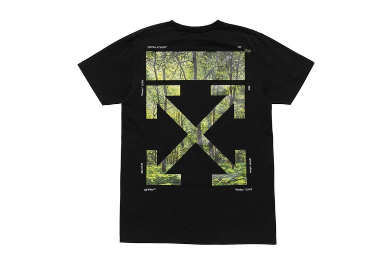 Off-White™ Hankyu MEN'S TOKYO LANDSCAPE Pop Up Virgil Abloh WOODS ARROWS T shirt hoodie socks tote bag industrial belt card holder 5 panel Black White
