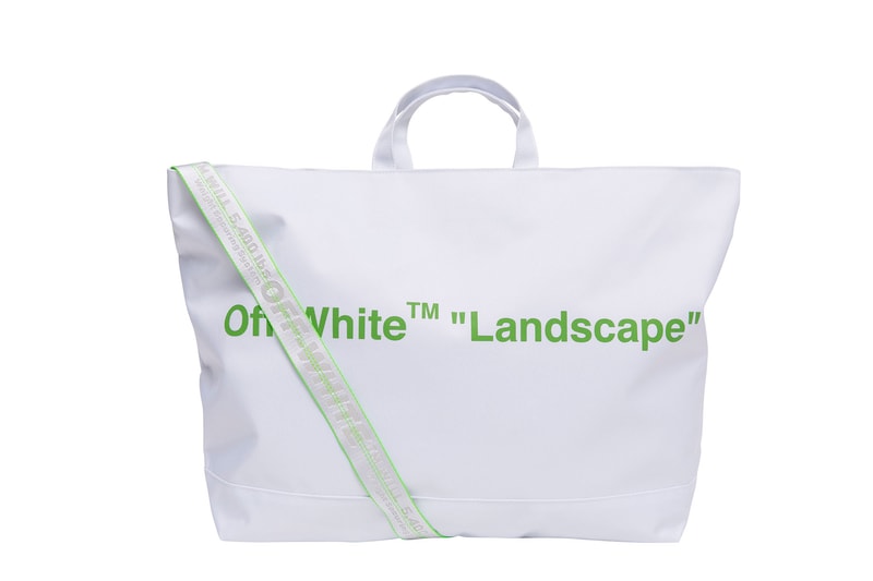Off-White™ Hankyu MEN'S TOKYO LANDSCAPE Pop Up Virgil Abloh WOODS ARROWS T shirt hoodie socks tote bag industrial belt card holder 5 panel Black White