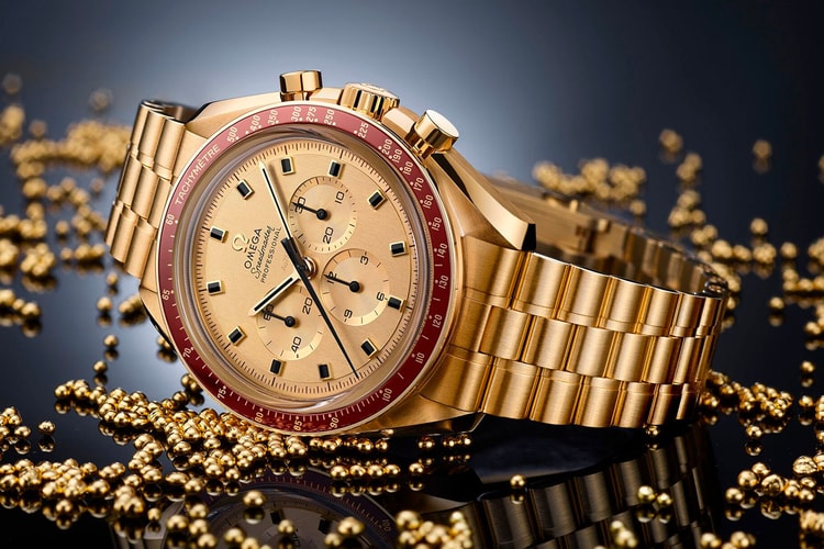 OMEGA Celebrates Apollo 11's 50th Anniversary With 18K Gold Speedmaster
