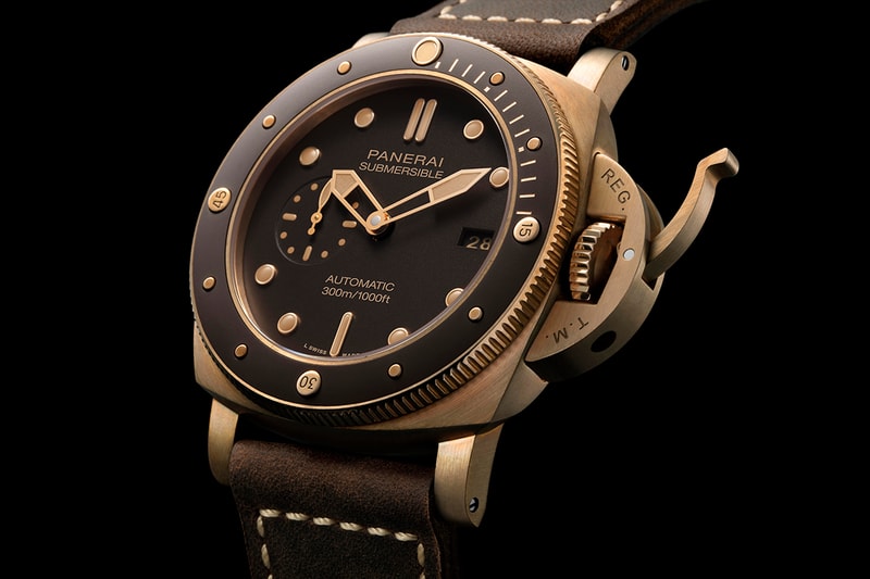 Panerai Submersible Bronzo Release Info chronograph watches timepiece 