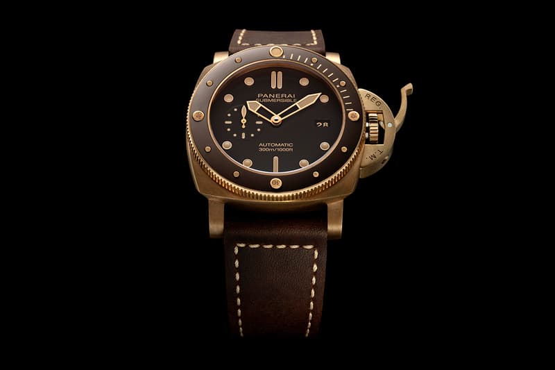 Panerai Submersible Bronzo Release Info chronograph watches timepiece 