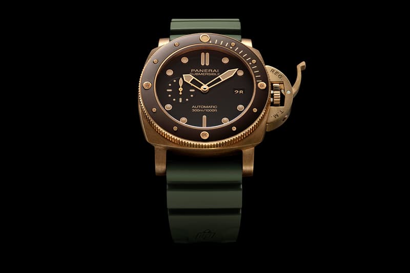 Panerai Submersible Bronzo Release Info chronograph watches timepiece 