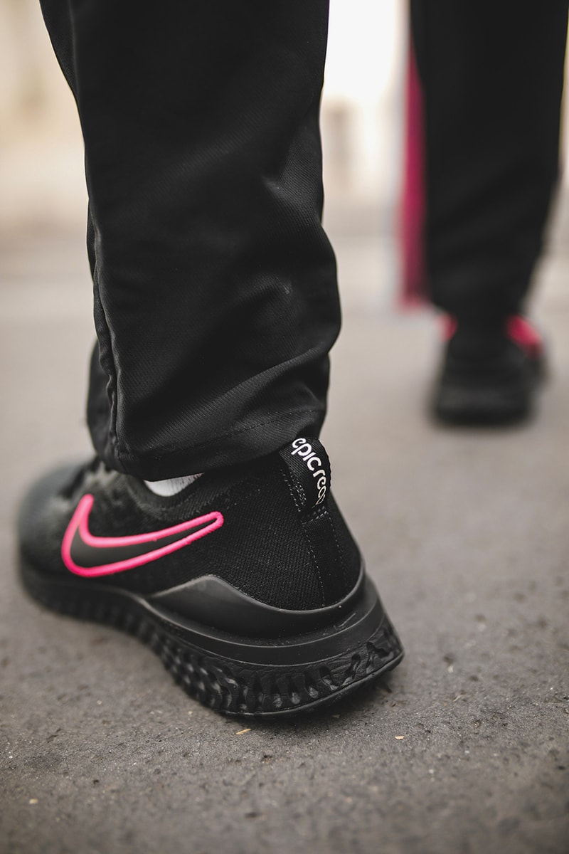 Paris Saint-Germain x Nike Epic React Flyknit 2 exclusive closer look football PSG blue white red