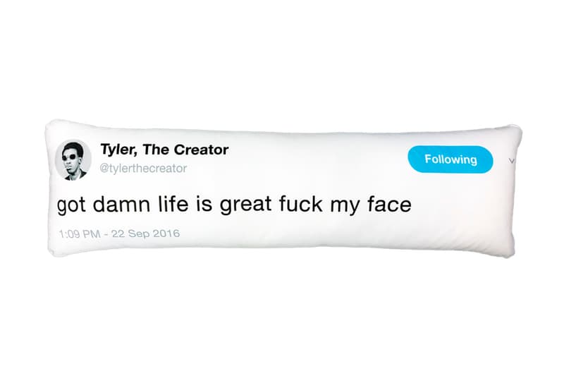 PizzaSlime Celebrity Tweet Pillows home accessories kanye west kim kardashian post malone tyler the creator