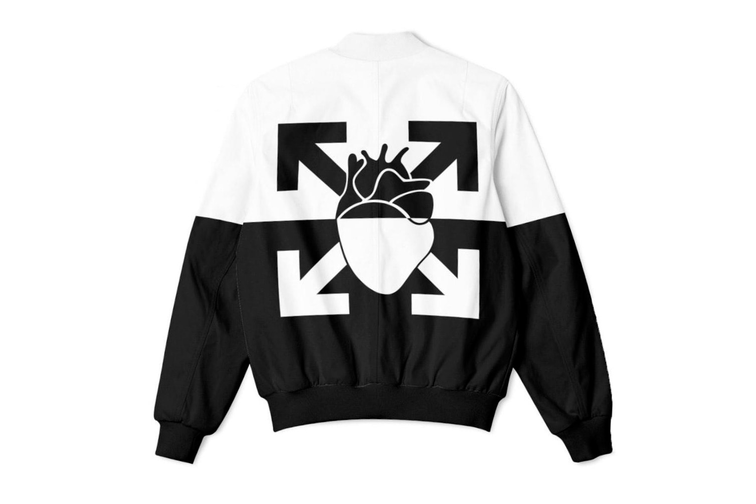 PNL x Off-White™ Jacket Replica Purchase virgil abloh black and white track jacket heart emblem Au DD