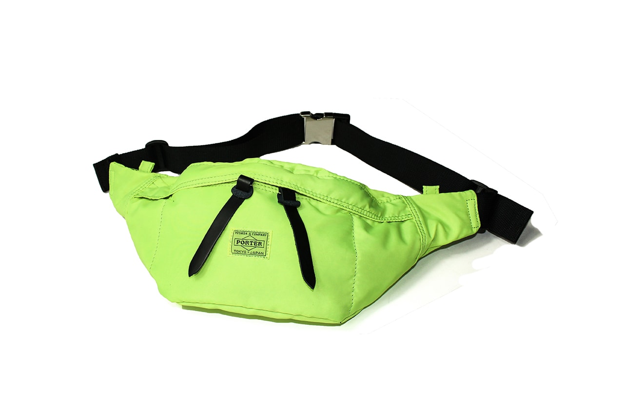 Porter Tokyo x Nexusvii for Mikomori Waist Bag Neon Lime Green Exclusive Limited Edition