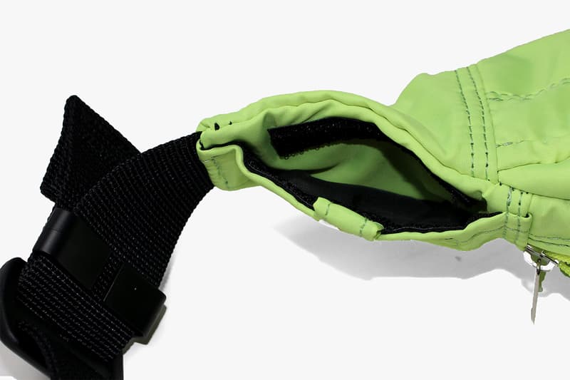 Porter Tokyo x Nexusvii for Mikomori Waist Bag Neon Lime Green Exclusive Limited Edition