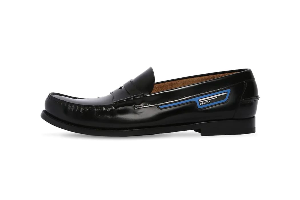 Prada Leather Penny Loafers 