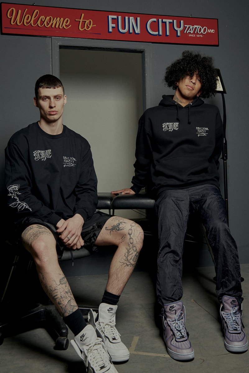 public school new york psny fun city tattoos collaboration 