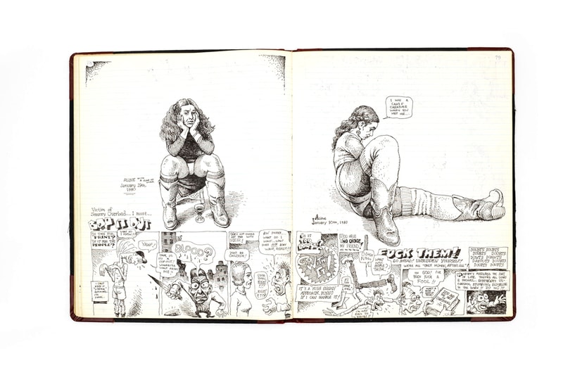 robert crumb david zwirner online viewing room sketchbook pages works on paper artworks 