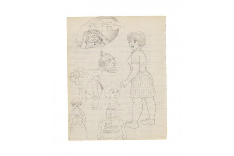robert crumb david zwirner online viewing room sketchbook pages works on paper artworks 