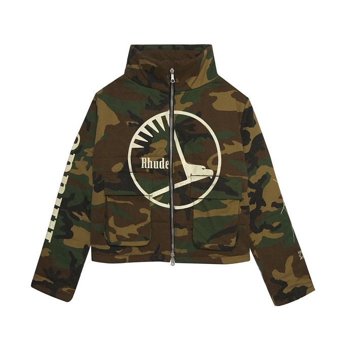 rhude spring summer 2019 ss19 collection clothes where to buy cost price store info release details outerwear jacket t shirt graphic black white camo