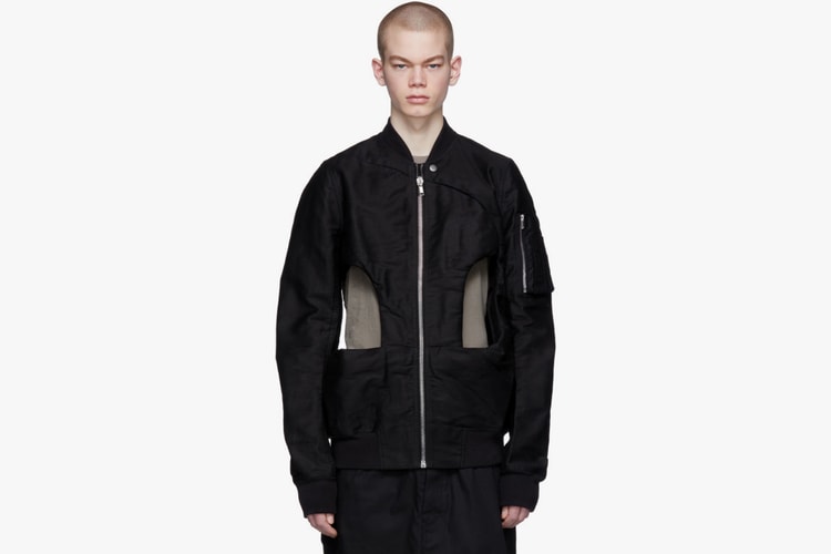 Rick Owens DRKSHDW's Flight Bomber Features Large Side Cut-Outs
