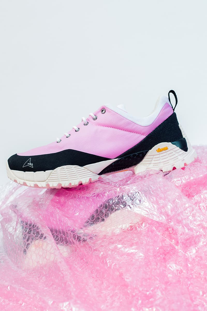 ROA Hiking Footwear SS19 Spring Summer 2019 Collection Lookbook Boots Sneakers Chunky Silhouettes Trekking Sole Unit Neon Green Pink Triple Black