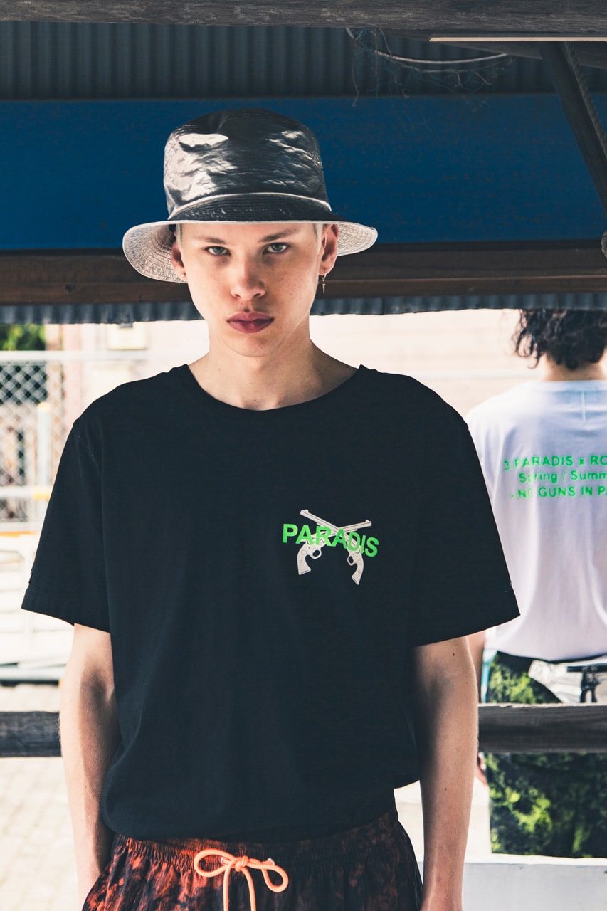 3.PARADIS roar roarguns collaboration capsule collection spring summer 2019 ss19 drop release date info japan no guns in paradis logo