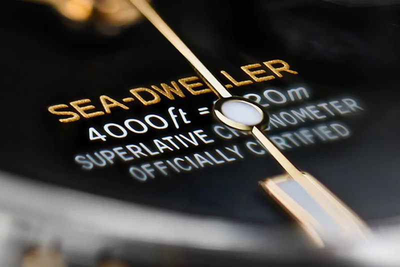 Rolex 18 CT Yellow Gold Sea Dweller Release Info watch timepiece luxury diving deep sea chronograph