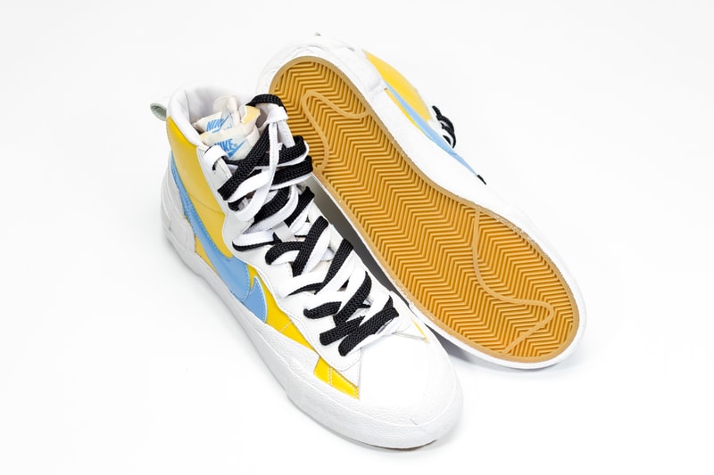sacai Nike Deconstructed Blazer High Yellow Baby Blue 