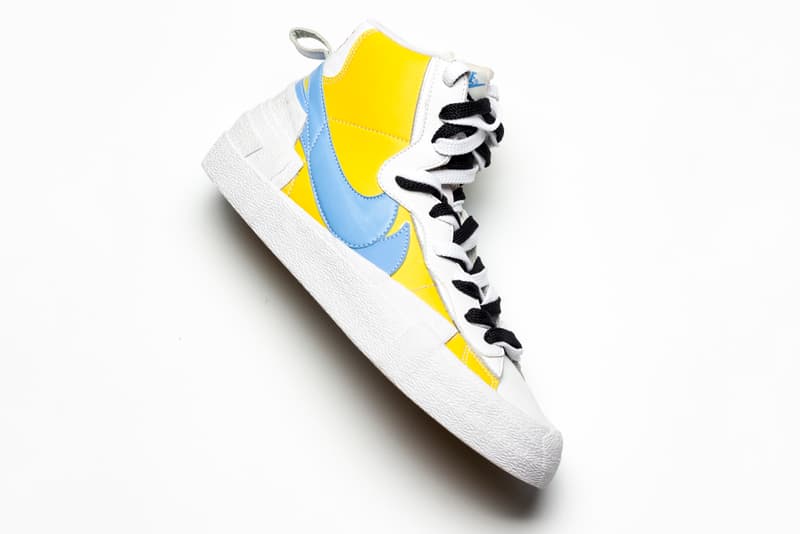 sacai Nike Deconstructed Blazer High Yellow Baby Blue 