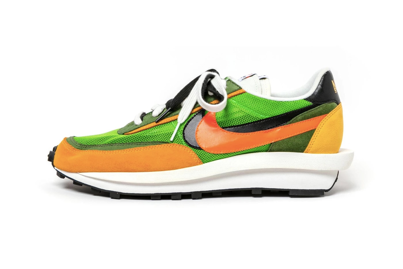 sacai x Nike LDV Waffle Daybreak Blue Yellow Red Green Orange Release Date Pushed Back Delayed Scheduled March 7 