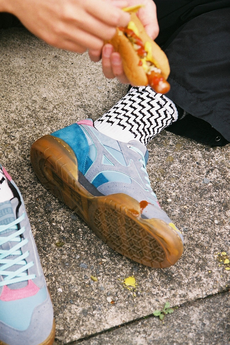 SAYHELLO x Mizuno Court Select Sneaker Collaboration march 21 2019 drop release date info buy sell colorways 