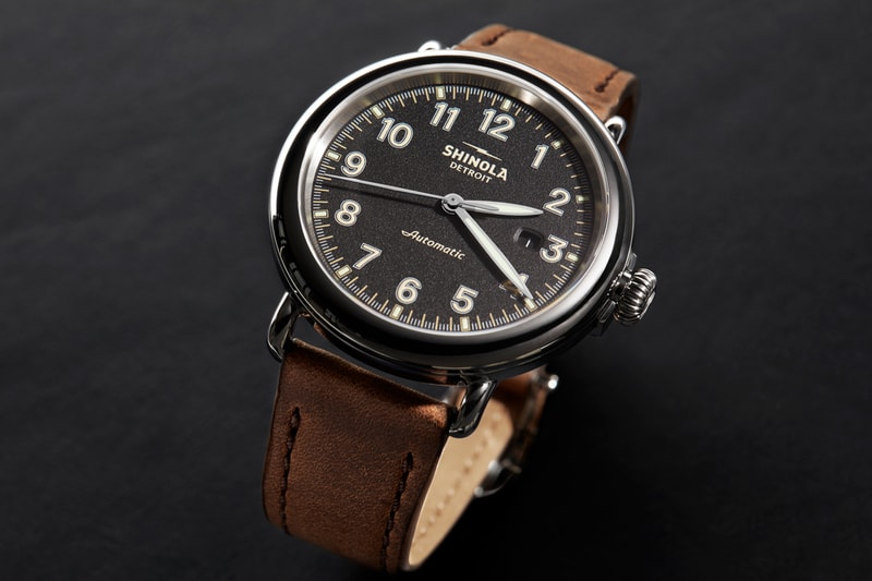 Shinola Runwell Automatic Watch Launch Movement Detroit Timepiece