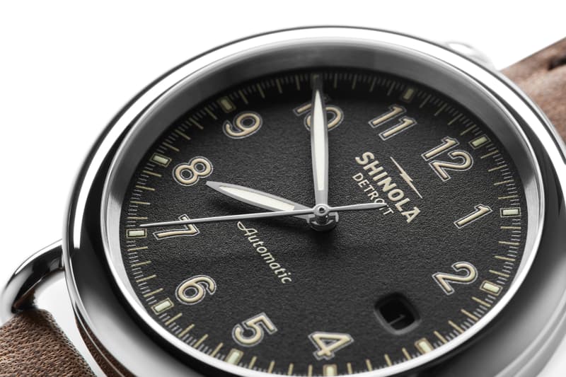 Shinola Runwell Automatic Watch Launch Movement Detroit Timepiece