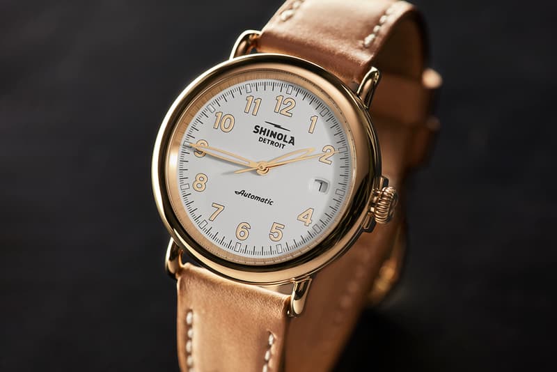 Shinola Runwell Automatic Watch Launch Movement Detroit Timepiece