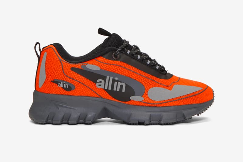 SSENSE Exclusive all in Capsule Release Tennis Astro Sneakers Yiddish Winter Puffy Winter Half Zip Pullover Hoodie T shirt Highlighter Neon Orange Yellow