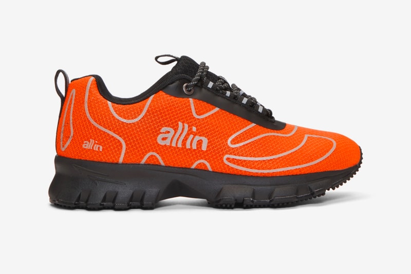 SSENSE Exclusive all in Capsule Release Tennis Astro Sneakers Yiddish Winter Puffy Winter Half Zip Pullover Hoodie T shirt Highlighter Neon Orange Yellow