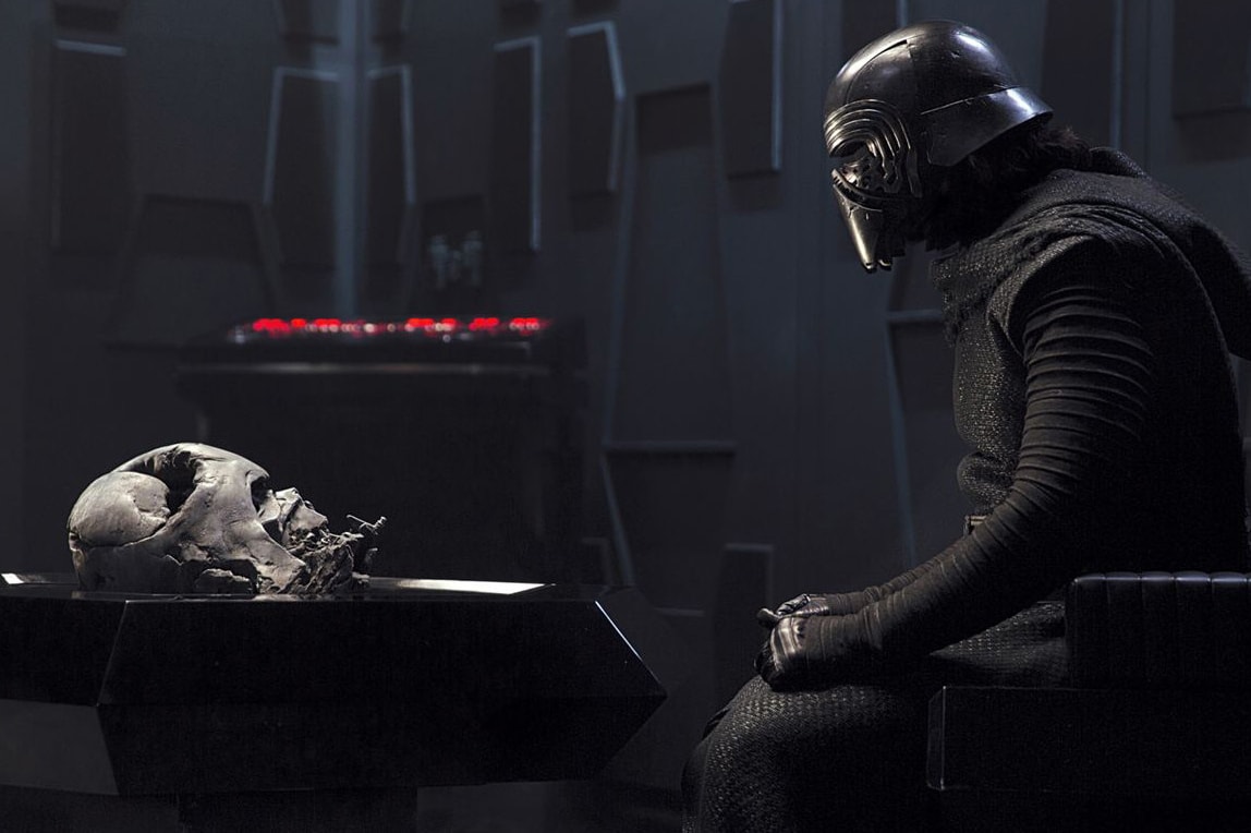 New Star Wars Episode IX Footage Reveals Resurgence of Darth Vader Helmet kylo ren rey poe dameron finn jj abrams