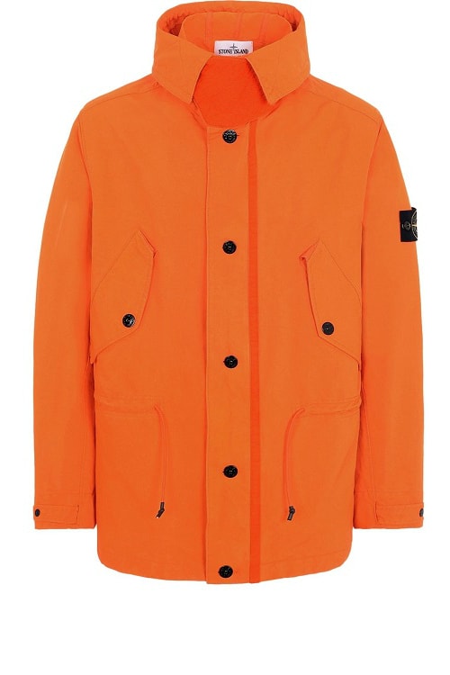 stone island ss19 spring summer 2019 fluo orange jacket jackets outerwear buy march info details cost price light soft shell r david bomber hooded blouson