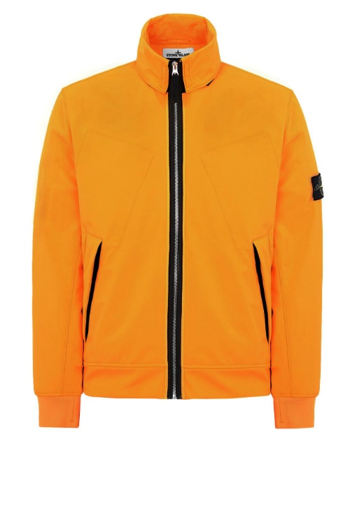 stone island ss19 spring summer 2019 fluo orange jacket jackets outerwear buy march info details cost price light soft shell r david bomber hooded blouson