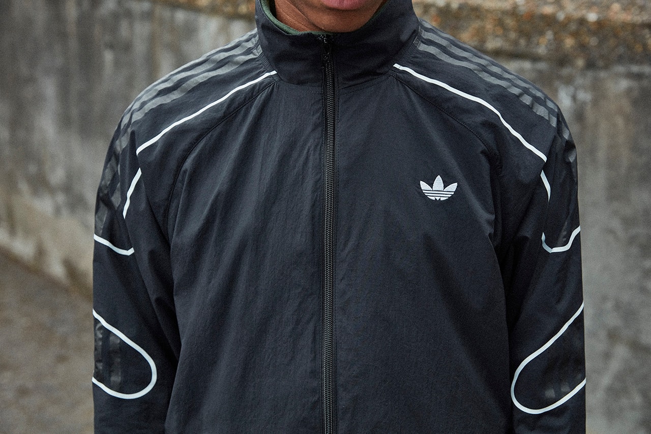 adidas originals stormzy release information drops merky south london track suits t shirts pants jacket nylon durable water resistant trefoil three stripes OG 90s inspired football heritage training kits