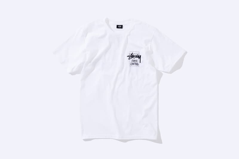 Stüssy Relaunches Osaka Store, Exclusive Capsule collection special minami shop location hat tee shirt graphic special renewal reopening