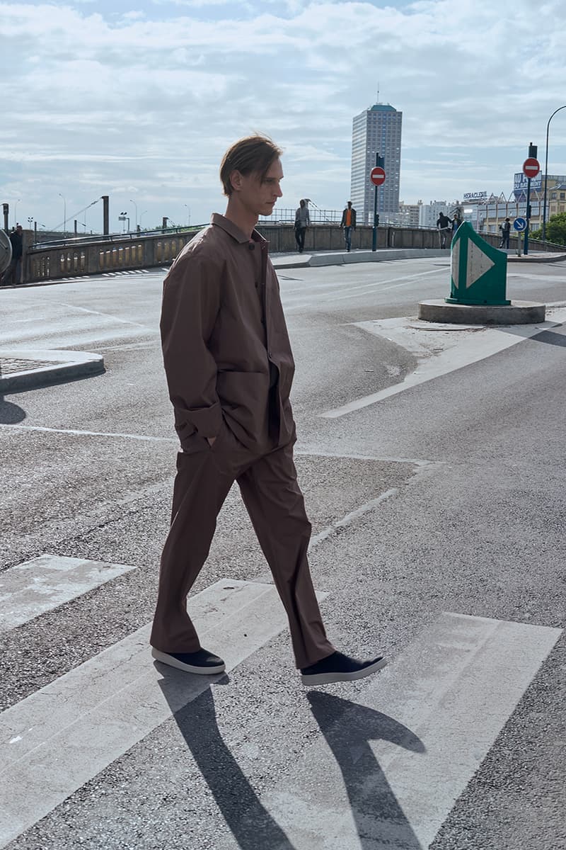 Lemaire Sunspel Collaboration Capsule Collection Nottingham England Heritage Fabric Design Modernised T-shirt Shirt Jacket Wide Trousers Relaxed Fine Fabrics Classic