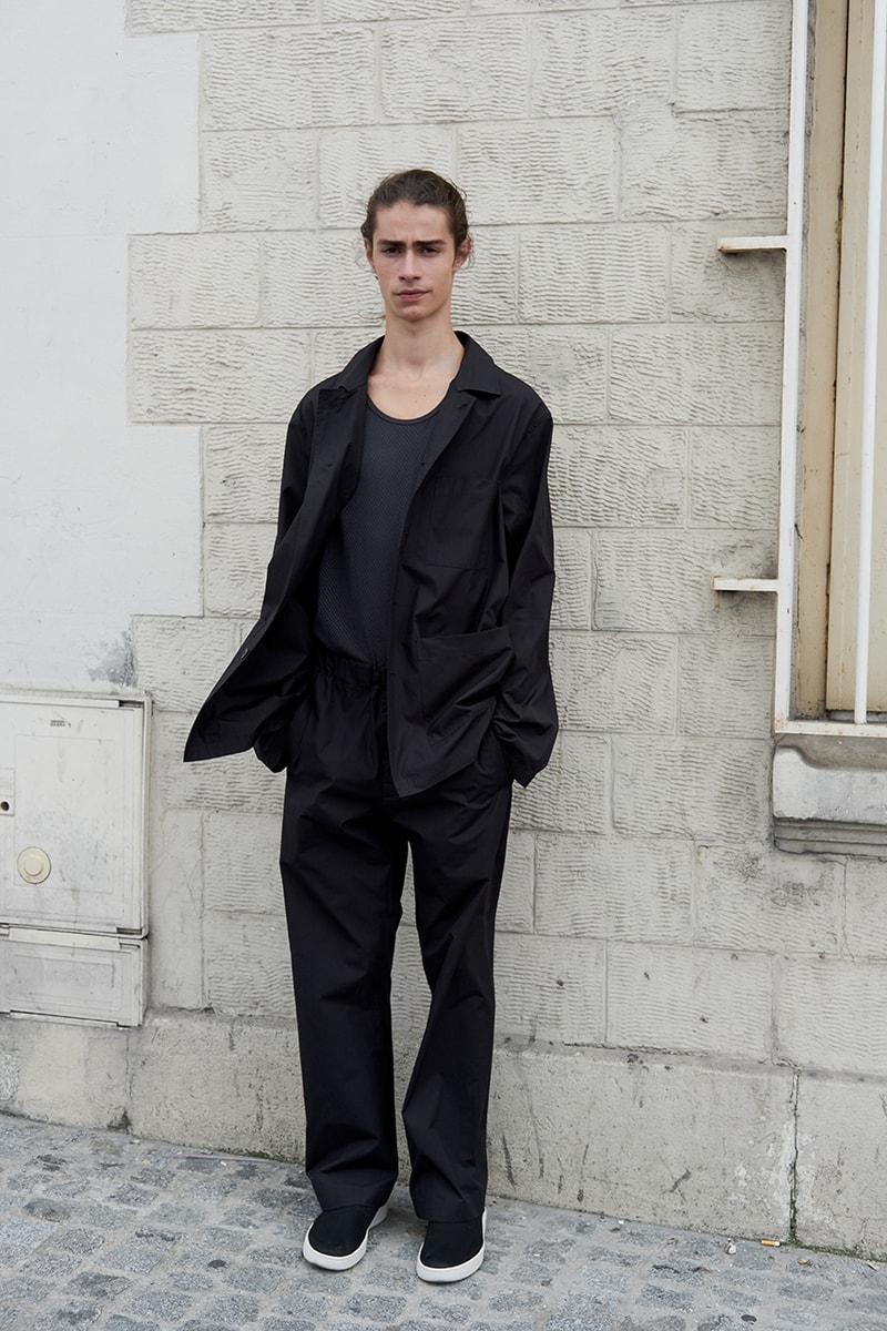 Lemaire Sunspel Collaboration Capsule Collection Nottingham England Heritage Fabric Design Modernised T-shirt Shirt Jacket Wide Trousers Relaxed Fine Fabrics Classic