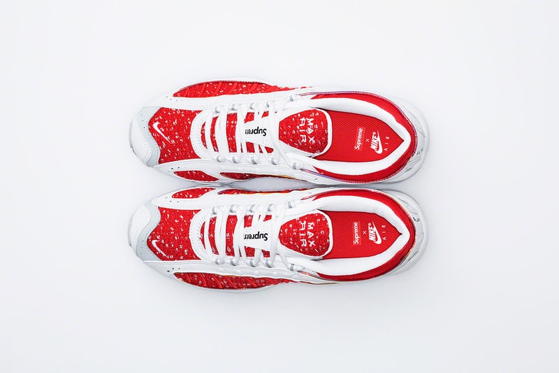 Supreme x Nike Air Tailwind IV Running Cap Release Date dry fit sneakers footwear trainers running 