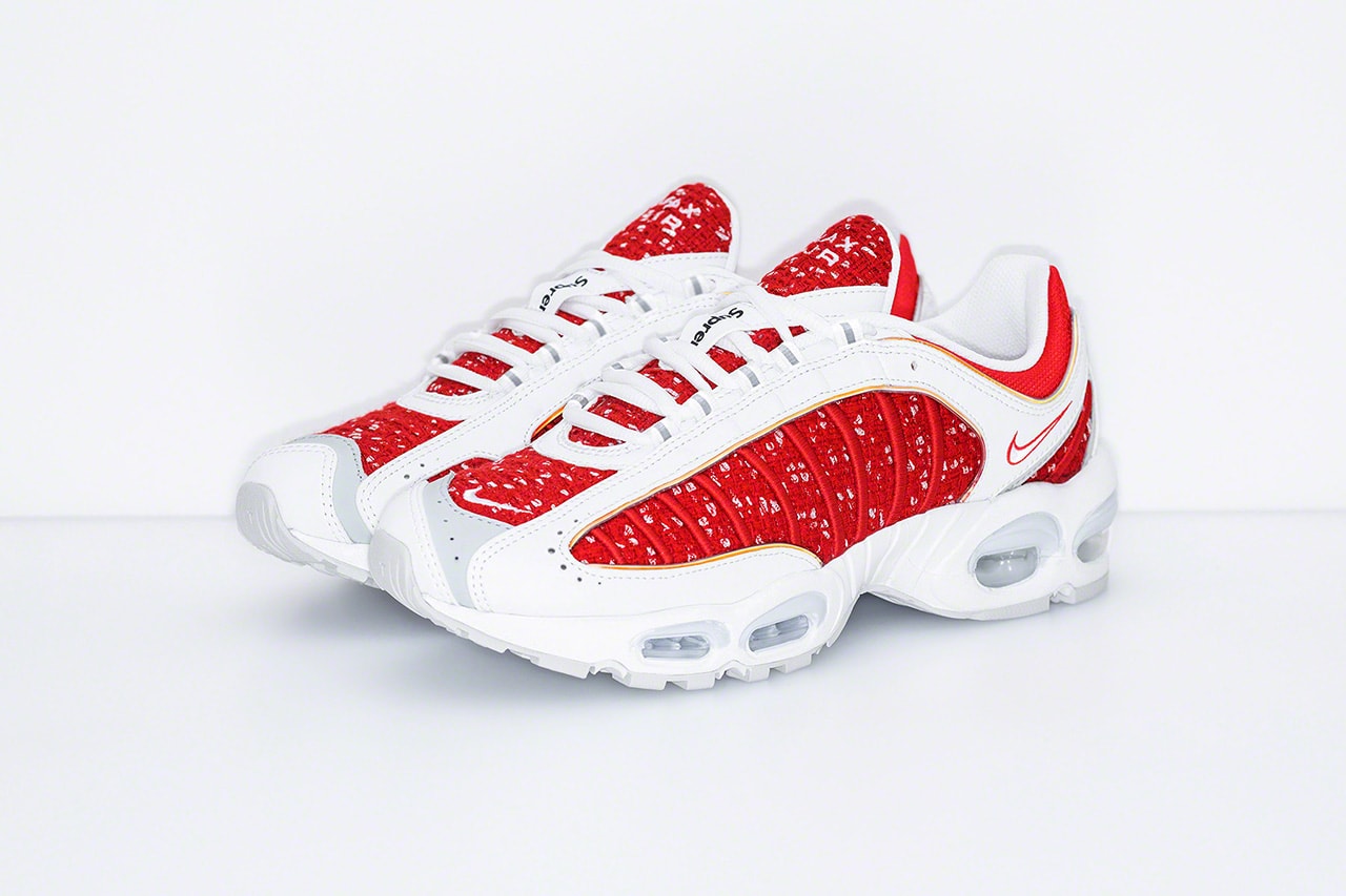 Supreme x Nike Air Tailwind IV Running Cap Release Date dry fit sneakers footwear trainers running